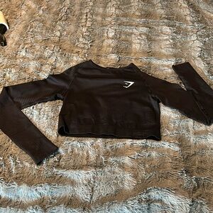 Gymshark, long sleeve crop.